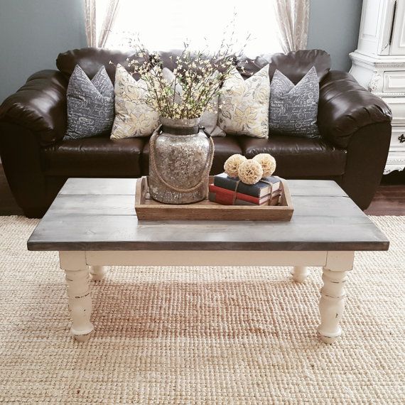 Farmhouse Style Coffee Table By Modern Refinement Www Farmhouse Style Coffee Table By Modern Refinement Www Farmhousefantasy Featured Finds In 2018 Decorating Tables Rustic