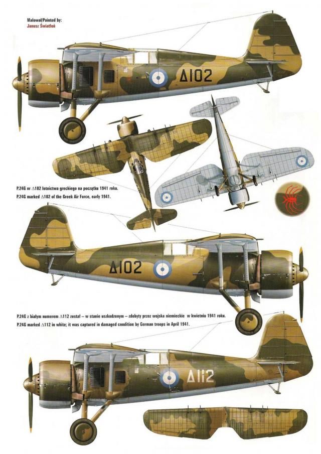 PZL P24 Wwii airplane, Aircraft, Wwii aircraft PZL P24 Wwii airplane, Aircraft, Wwii aircraft