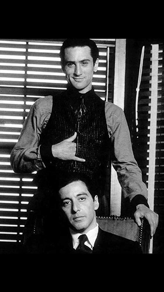 Robert De Niro and Al Pacino in The Godfather: Part II (1974