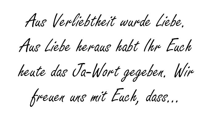 Aus Verliebtheit Hochzeitsfuchs Spruche Hochzeit Spruche Hochzeitsspruche