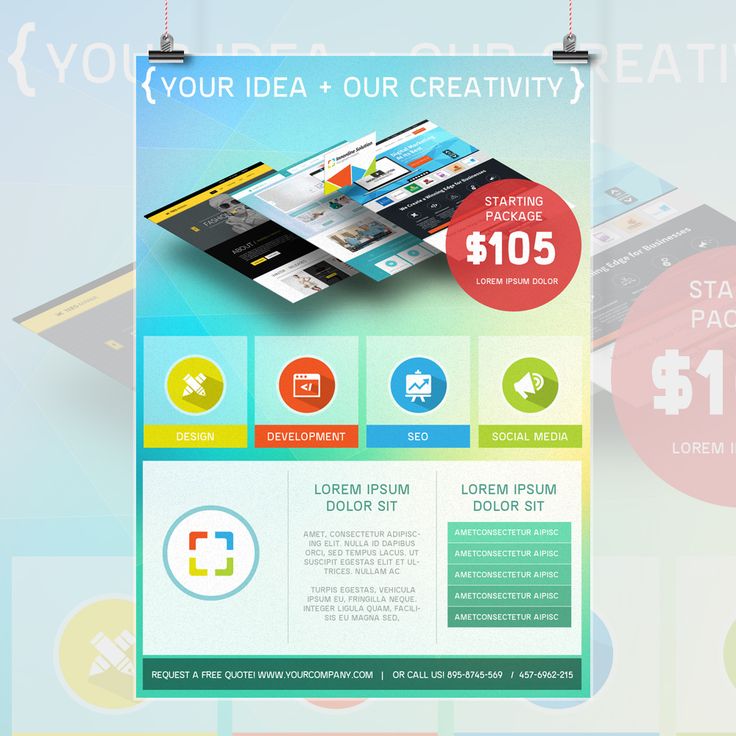 20 best flyers and brochures portfolio images on pinterest web flyers