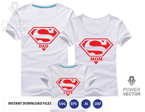 Download Super Hero Family Super Dad Super Mom Super Cute. Super ...