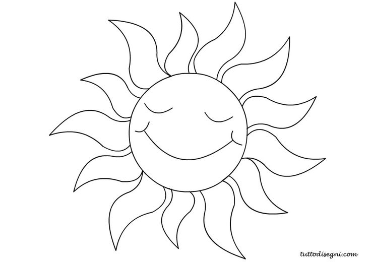 Disegni Estate - Sole - Tutto Disegni | Disegno Estate, Disegni, Disegni Da Colorare