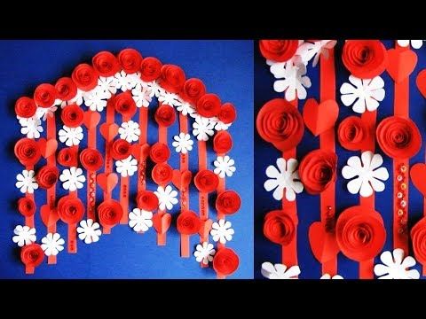 Diy Simple Home Decor Wall Door Decoration Hanging Flower цветы Simple Home Decor Wall Door Decoration Hanging Flower цветы из бумаги Paper Craft Ideas You