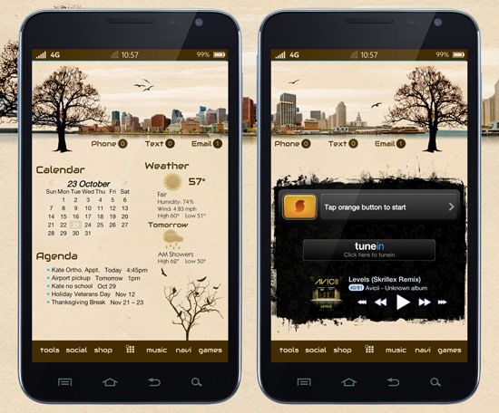 55 Cool Android Homescreens for Your Inspiration Phone