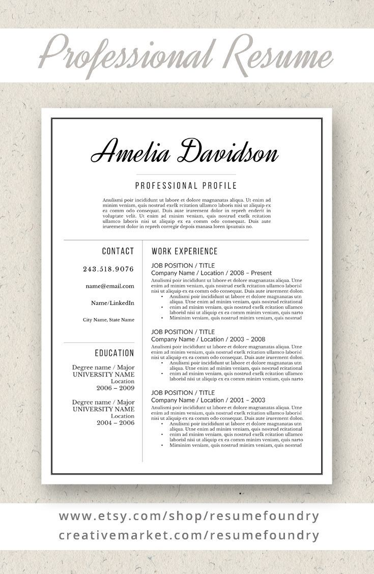 professional resume template for word 1 3 page resume cover resume matter