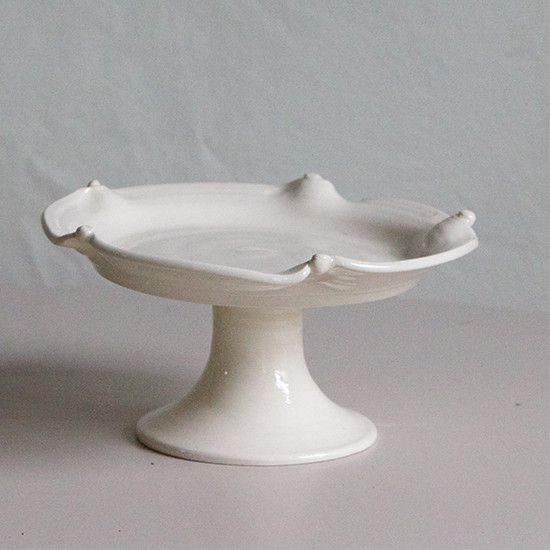 Aqua Turquoise Footed Cake Stand Aqua Turquoise Footed Cake Stand