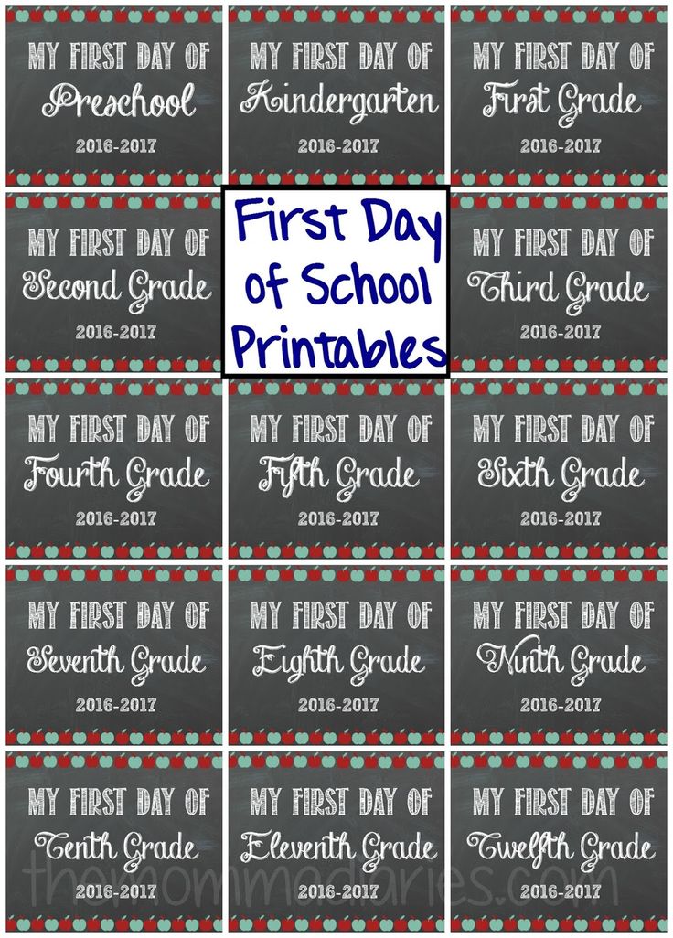 the first day of school printables the first day of school printables