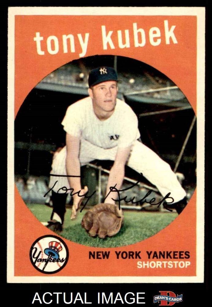 1959 Topps 505 Tony Kubek Yankees Ex Mt Yankees Baseball Cards Baseball Cards Baltimore Orioles Oakland Raiders In 2020 Baseball Card Values Baseball Records Yankees