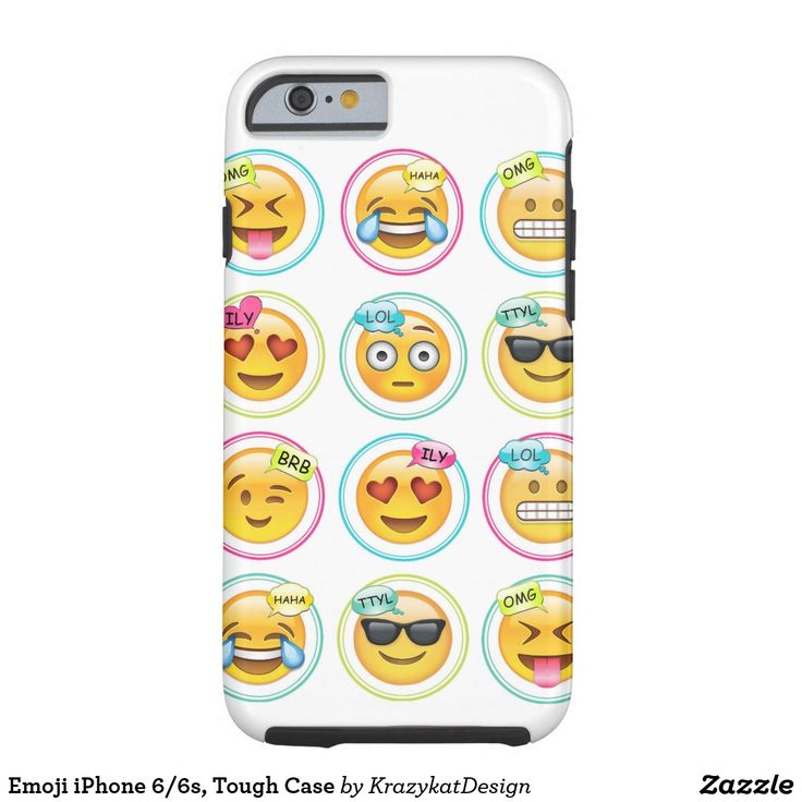 Emoji iPhone 6/6s, Tough Case | Zazzle.com | Emoji phone cases, Iphone
