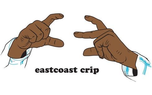 crip sign with hands