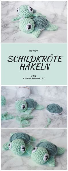 Amigurumi Häkelanleitung für eine Schildkröte - Anleitung von petitbonnet, ge...