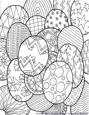 free easter egg coloring page from doodle art alley blissful roots - Easter Printable Coloring Pages free easter egg coloring page from doodle art alley blissful roots - Easter Printable Coloring Pages
