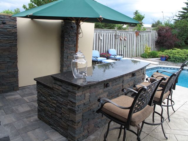 Poolside Bar Outdoor Stone Project Genstone In 2021 Patio Stones Poolside Bar Outdoor Stone, Outdoor Stone Bar