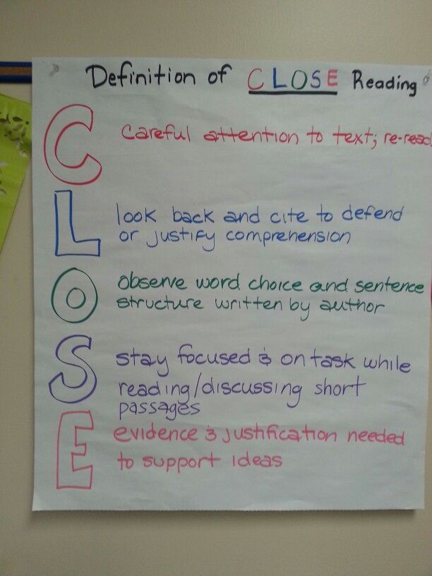 close reading definition