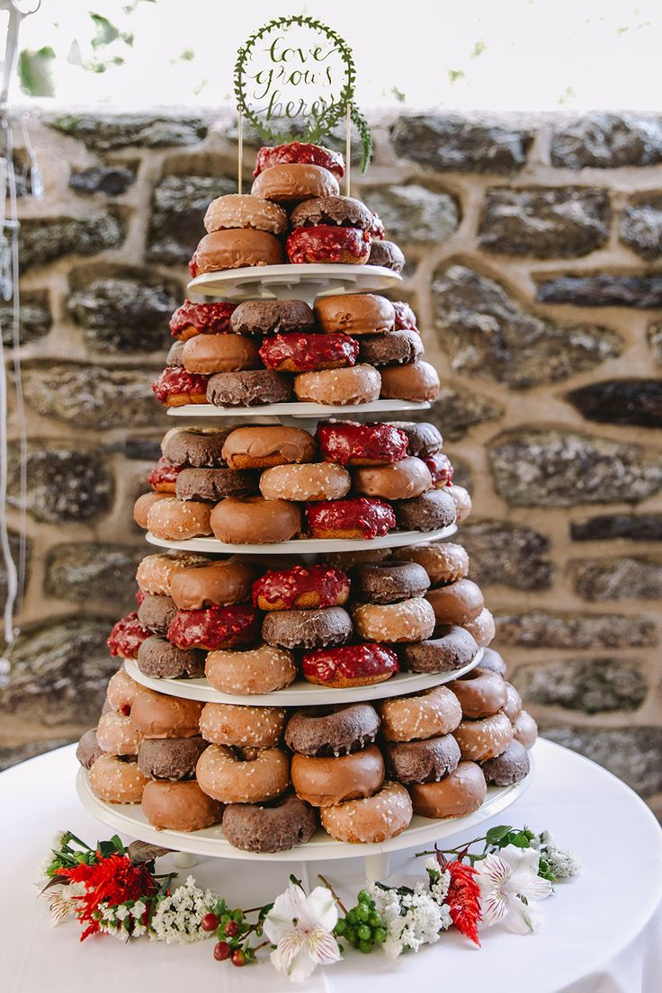Top 25 Best Donut Wedding Cake Ideas On Pinterest 02 17 Rustic Ideas Plum Pretty Sugar Donut Wedding Cakewedding