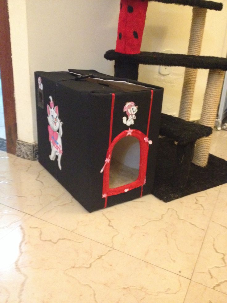 9 best Cardboard Cat House DIY images on Pinterest | Cat houses ... 9 best Cardboard Cat House DIY images on Pinterest | Cat houses ...