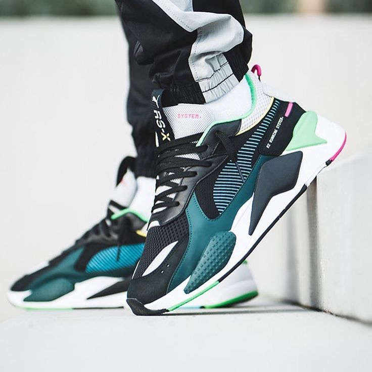 Puma RS-X Toys Black / Green | Trendy sneakers, Sneakers, Sneakers fashion