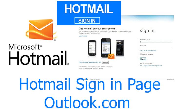 hotmail login page