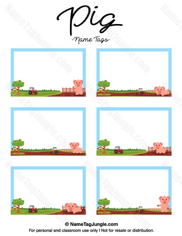 place tags template