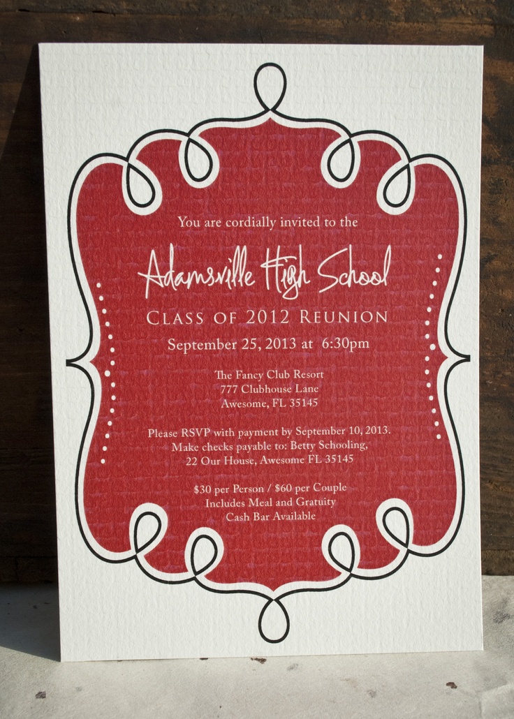 44 best School Reunion images on Pinterest Class reunion ideas - class reunion invitations templates 44 best School Reunion images on Pinterest Class reunion ideas - class reunion invitations templates