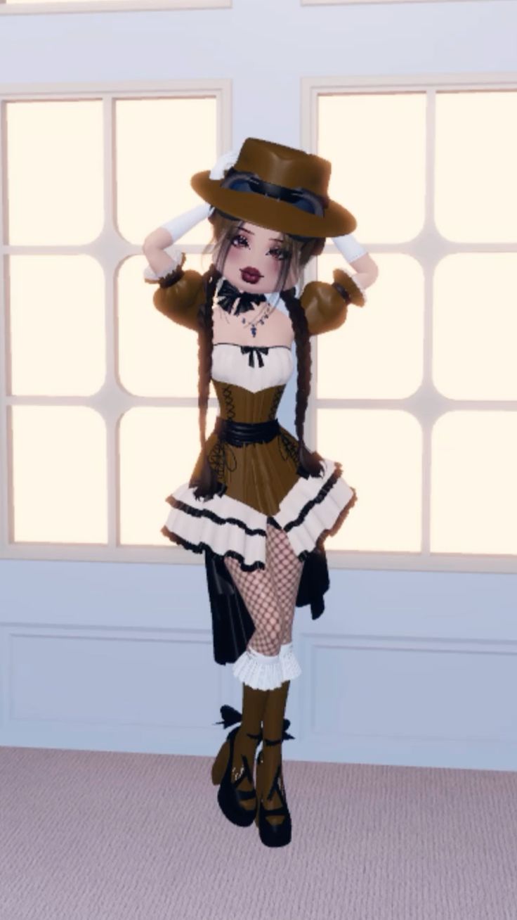 DTI outfit | theme: steampunk | placement: 1st | Dress to impress