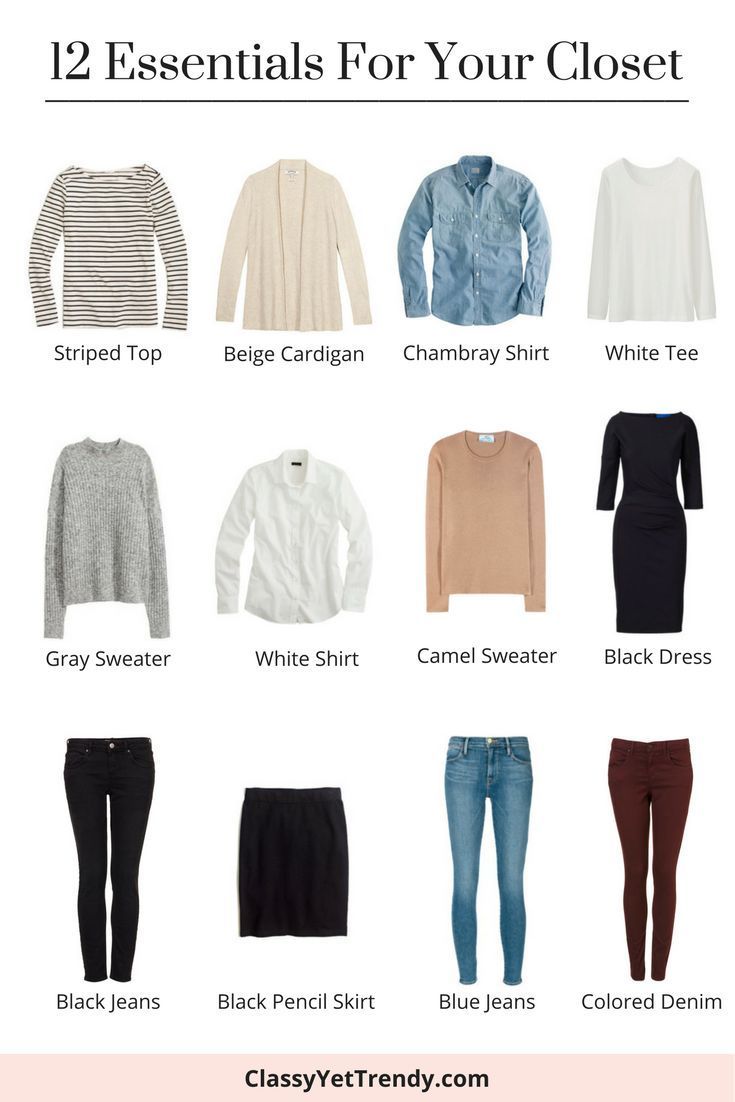 12 Herbst-Winter-Essentials für Ihren Kleiderschrank - Sie können eine Kapselgarderobe