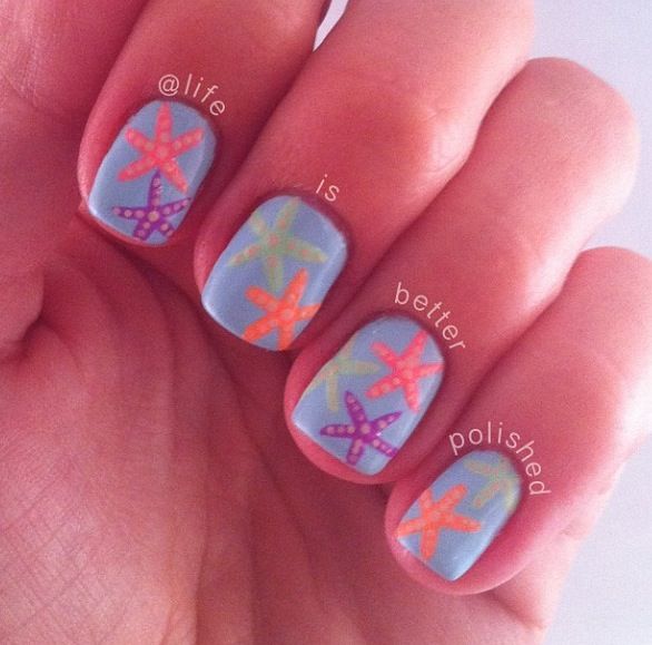 61 Best Summer Nail Art Images On Pinterest Summer Nail Art Starfish Nail Art - 61 Best Summer Nail Art Images On Pinterest Summer Nail Art