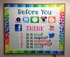 25 Ide Terbaik Dekorasi Kelas Di Pinterest Pameran Ruang Paint Chip Boarder On My Computer Lab Bulletin Board For The 2017 School Year
