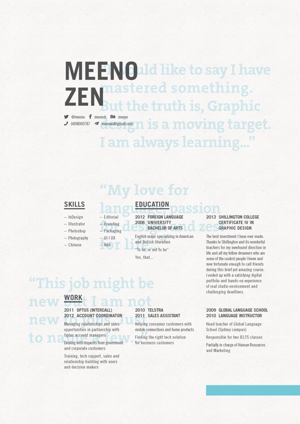 21 best Creative Design CVs images on Pinterest Creative design - strength in resume 21 best Creative Design CVs images on Pinterest Creative design - strength in resume