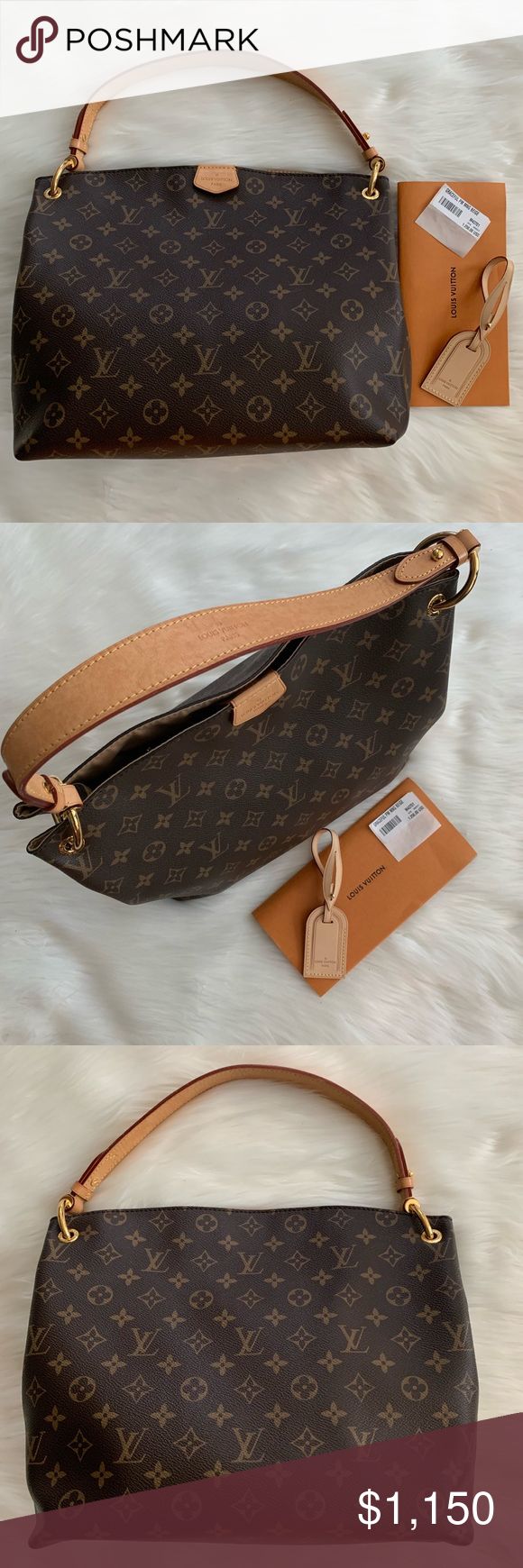 Louis Vuitton Graceful PM, Beige