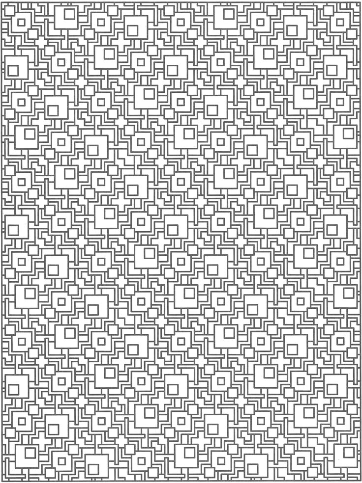 Creative Haven Tessellations coloring page Geometric Coloring Pages