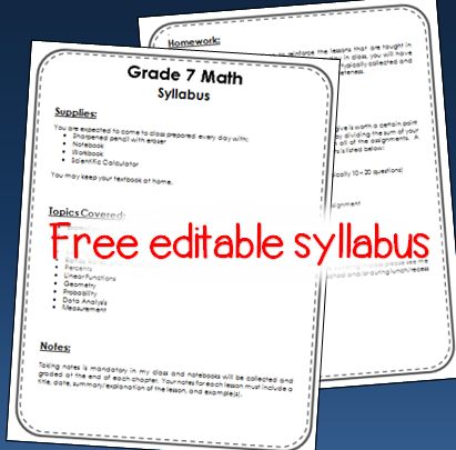 10 best syllabus images on pinterest syllabus ideas middle school how to create a syllabus