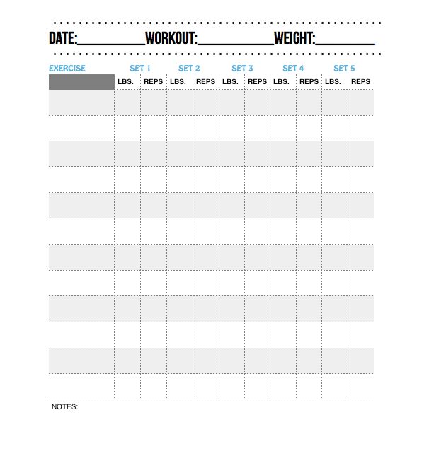 use this printable workout log to track your workouts workouts
