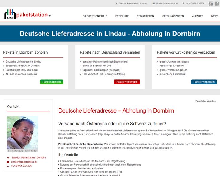 Paketstation Vorarlberg Pakete von deutschen Händlern an