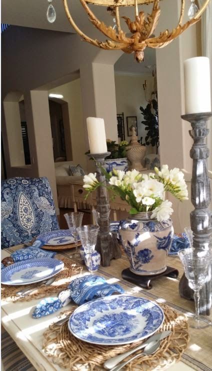 187 best Blue Table Styling images on Pinterest | Harvest table ... 187 best Blue Table Styling images on Pinterest | Harvest table ...