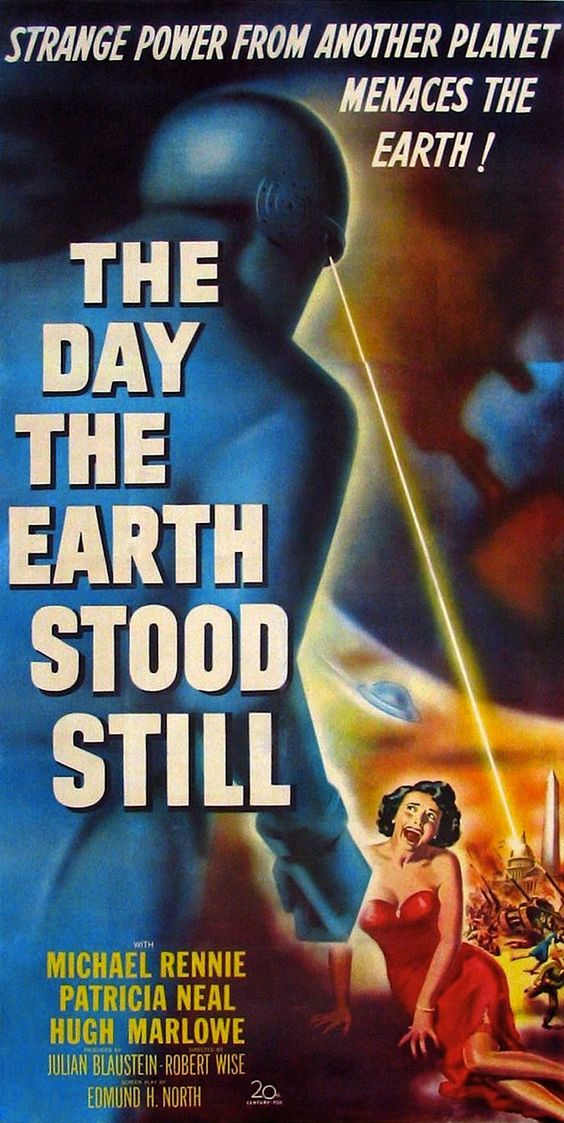 Michael Rennie The Day the Earth Stood Still Movie POSTER 11 x 17 USA A NEW