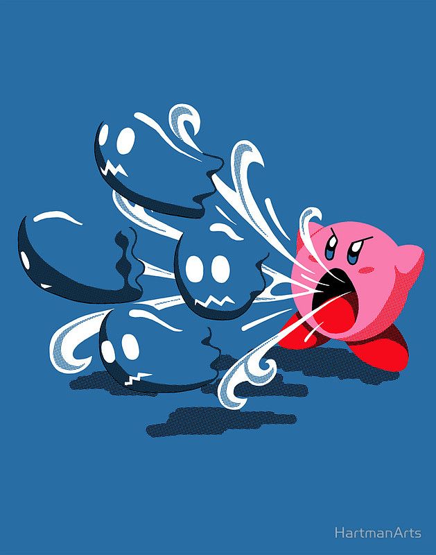 Pacman's Day Off by HartmanArts Kirby character, Pacman ghost, Kirby Pacman's Day Off by HartmanArts Kirby character, Pacman ghost, Kirby