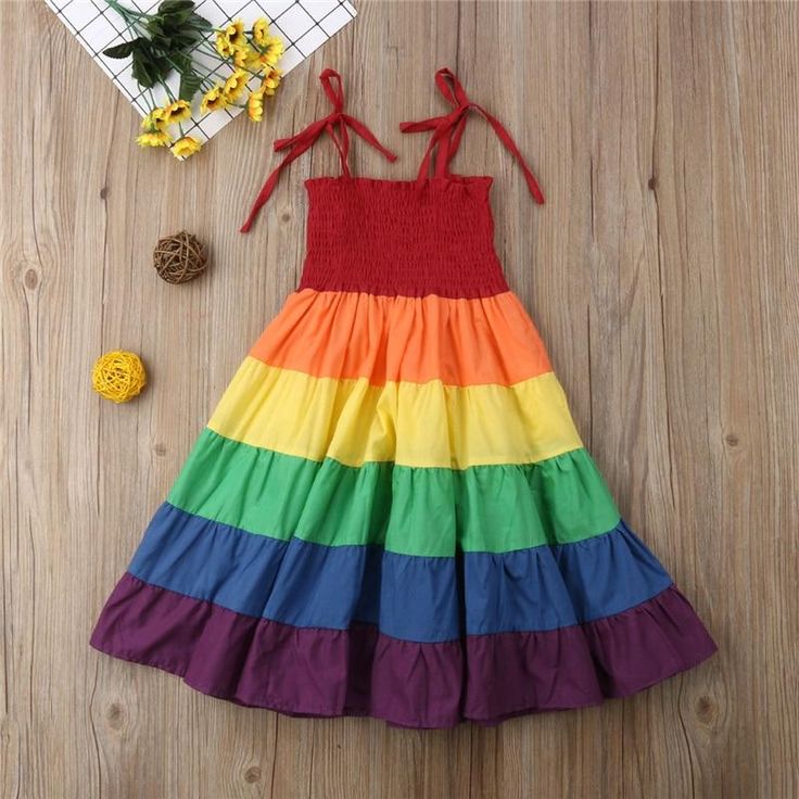 2-7 Years Toddler Colorful SunDress – Richrichardsonretail