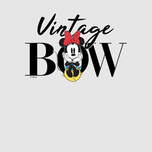 Disney Girls Minnie Mouse Vintage Bow Hoodie