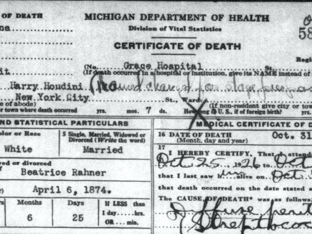 Birth, Death, Marriage and Divorce Records