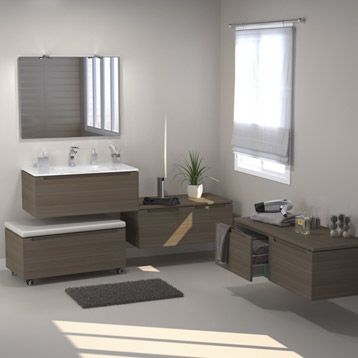 22 best Salle de bain images on Pinterest Bathroom, Bathrooms and - meuble pour wc suspendu leroy merlin 22 best Salle de bain images on Pinterest Bathroom, Bathrooms and - meuble pour wc suspendu leroy merlin