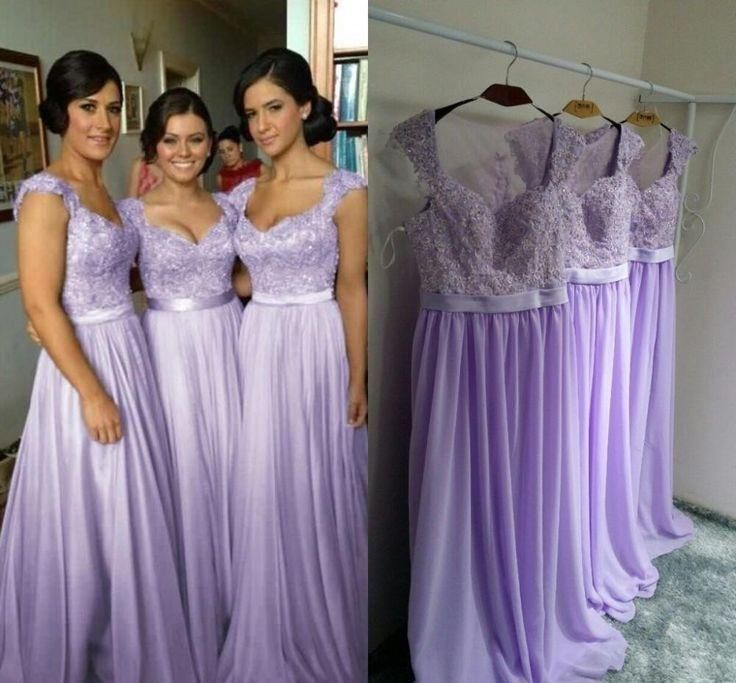 Flowy Maid of Honour Dresses