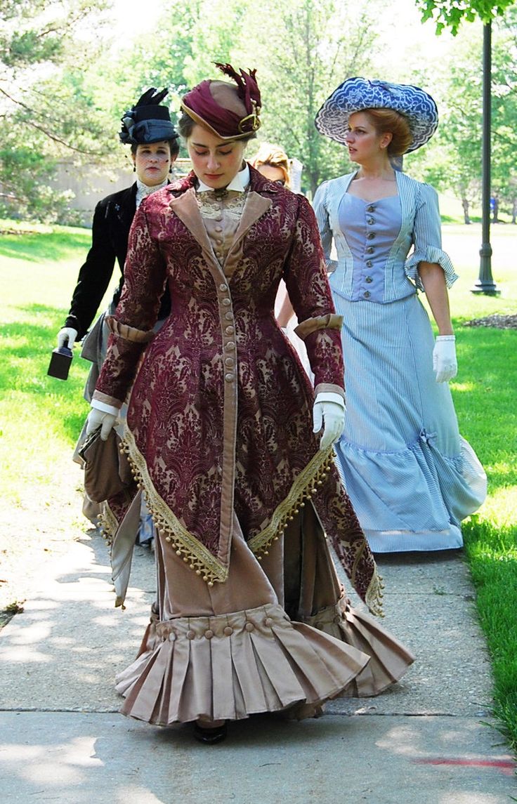 Victorian Gown Steampunk Walking Dress Stunning 1880 s Couture