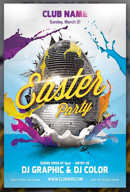 26 best easter images on pinterest flyer template posters and easter flyer ideas