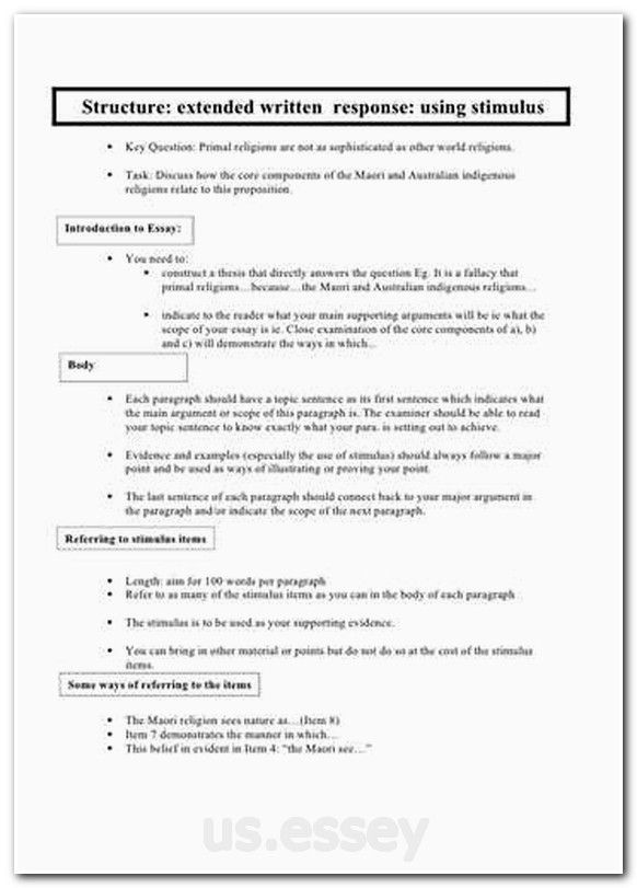 structure for essay writing