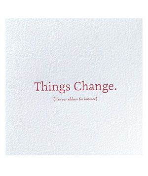 business change of address cards