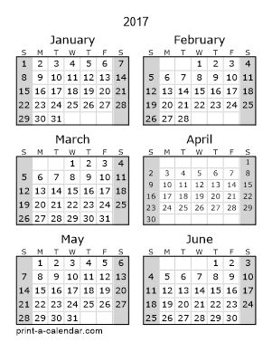printable pocket calendar 2018