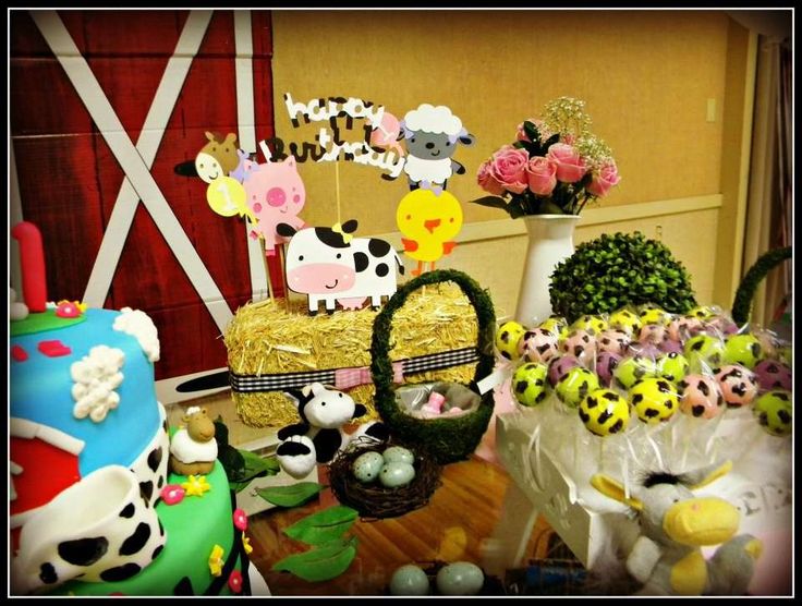 Farm Birthday Party Ideas | Photo 17 of 19 | Farm birthday, Farm