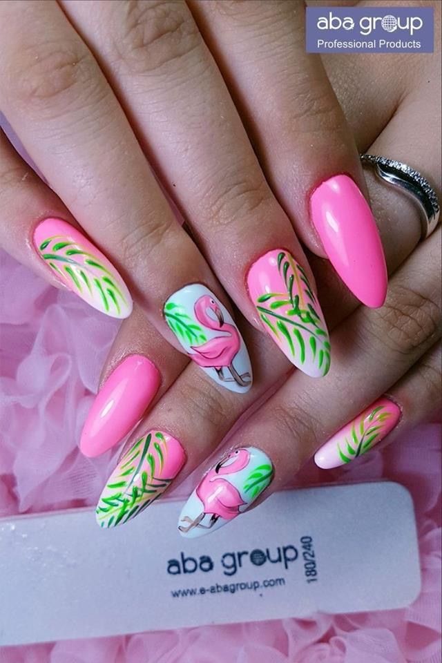 Summer French Nails, Nail Art Summer, Trendy Nail Art, Cool Nail Art